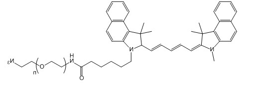 CY5.5-PEG-N3；CY5.5-聚乙二醇-叠氮基；CY5.5-PEG-Azide