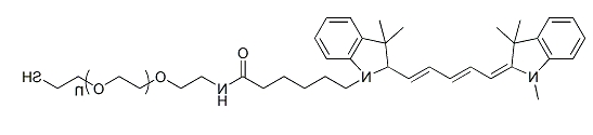 Cy5-PEG-SH;Cy5-PEG-Thiol;CY5-聚乙二醇-巯基 Cy5-PEG-SH;Cy5-PEG-Thiol;CY5-聚乙二醇-巯基