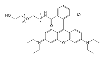 RB-PEG-OH；Rhodamine B-PEG-Hydroxy；罗丹明B-聚乙二醇-羟基