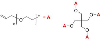 4-Arm PEG-allyl 4臂星形-聚乙二醇 末端双键 4-Arm PEG-allyl 4臂星形-聚乙二醇 末端双键