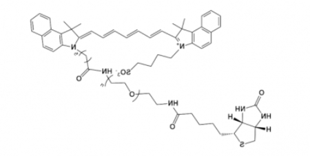 ICG-PEG-Biotin 吲哚菁绿-聚乙二醇-生物素 ICG-PEG-Biotin 吲哚菁绿-聚乙二醇-生物素