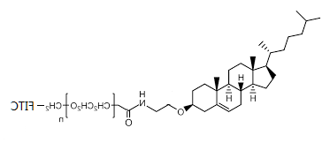 Cholesterol-PEG-FITC 胆固醇-聚乙二醇-荧光素