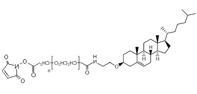 Cholesterol-PEG-MAL 胆固醇-聚乙二醇-马来酰亚胺