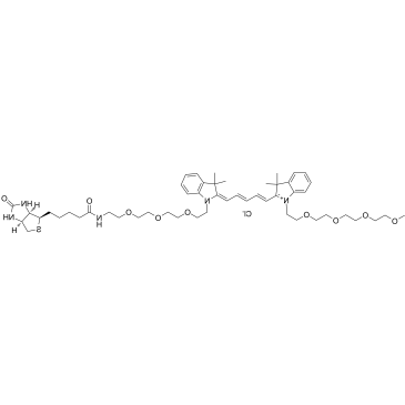 2107273-68-5	N-(m-PEG4)-N'-(biotin-PEG3)-Cy5 PROTAC(蛋白降解靶向嵌合体)