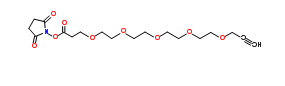 1393330-40-9；Propargyl-PEG5-NHS ester