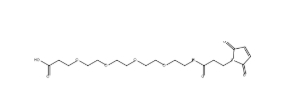 Mal-NH-PEG4-CH2CH2COOH，1263045-16-4，Mal-amido-PEG4-C2-acid 