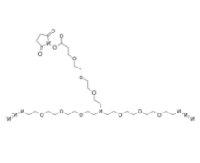 N-(NHS-PEG3)-N-bis(PEG3-azide) N-(NHS-PEG3)-N-bis(PEG3-azide)