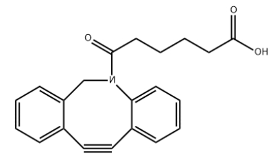 CAS号：1425485-72-8，DBCO-C6-acid，二苯并环辛炔-C6-酸