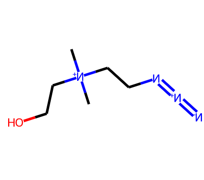 (2-Azidoethyl)(2-hydroxyethyl)dimethylazanium 