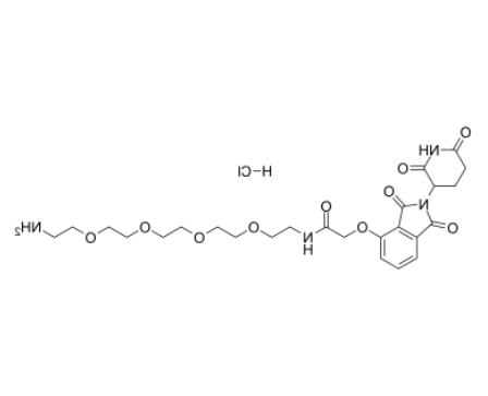 Thalidomide-O-amido-PEG4-C2-NH2 hydrochloride Thalidomide-O-amido-PEG4-C2-NH2 hydrochloride
