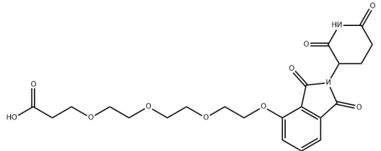 Thalidomide-O-PEG3-COOH Thalidomide-O-PEG3-COOH