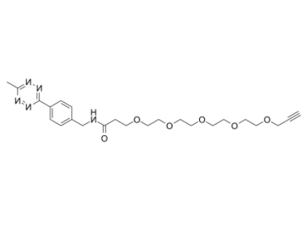 Methyltetrazine-amido-PEG5-alkyne Methyltetrazine-amido-PEG5-alkyne