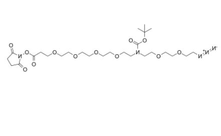 N-(Azido-PEG2)-N-Boc-PEG4-NHS ester 