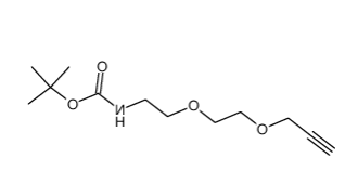 Propargyl-PEG2-NHBoc 