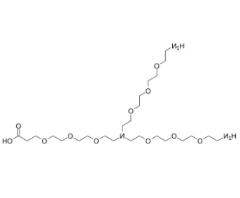 N-(acid-PEG3)-N-bis(PEG3-amine) N-(acid-PEG3)-N-bis(PEG3-amine)
