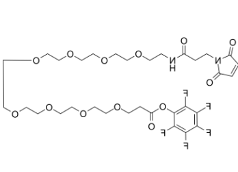 Maleimide-NH-PEG8-CH2CH2COOPFP Ester Maleimide-NH-PEG8-CH2CH2COOPFP Ester