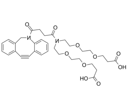 N-DBCO-N-bis(PEG2-C2-acid) N-DBCO-N-bis(PEG2-C2-acid)