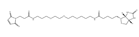 Biotin-C1-PEG3-C1-amido-Mal Biotin-C1-PEG3-C1-amido-Mal