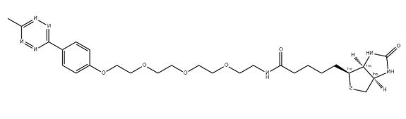 Biotin-PEG4-methyltetrazine，CAS号1835759-81-3，生物素-PEG4-甲基四嗪.png