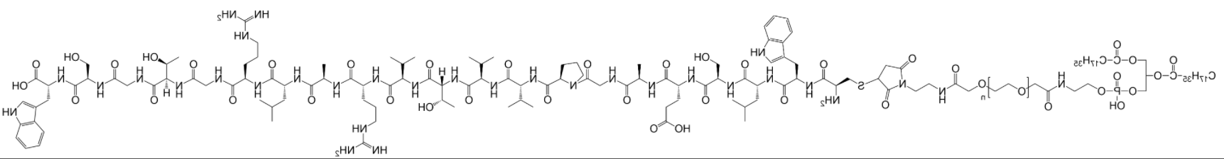 DSPE-PEG2K-PCM（WLSEAGPVVTVRALRGTGSW）