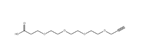 Propyne-PEG3-CH2CH2COOH