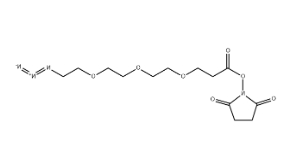 N3-PEG3-CH2CH2COONHS Ester