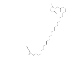 N3-PEG8-CH2CH2COONHS Ester