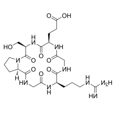 Cyclo(-Gly-Arg-Gly-Glu-Ser-Pro) trifluoroacetate salt 