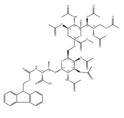 Fmoc-Thr(Me,Ac4Neu5Acα2-6Ac2GalNAcα)-OH 