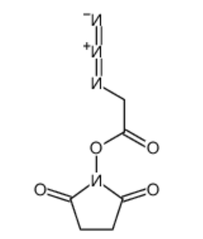 叠氮乙酸 NHS 酯	 