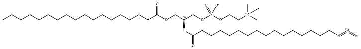18:0-16:0 (16-Azido) PC,CAS:2456348-93-7,硬脂酰-棕榈酰16-叠氮磷脂酰胆碱 18:0-16:0 (16-Azido) PC,CAS:2456348-93-7,硬脂酰-棕榈酰16-叠氮磷脂酰胆碱
