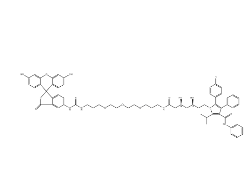 Atrovastatin-PEG3-FITC Atrovastatin-PEG3-FITC