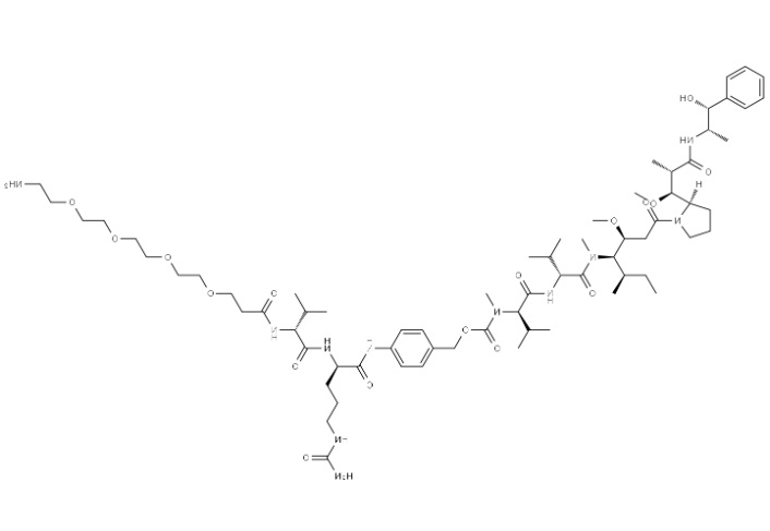 Amino-PEG4-Val-Cit-PAB-MMAE Amino-PEG4-Val-Cit-PAB-MMAE