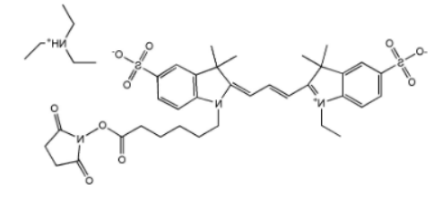Cyanine3 NHS ester; Cy3-N-羟基琥珀酰亚胺酯；Cy3 NHS ester荧光染料
