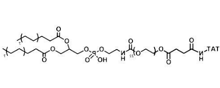 DSPE-PEG-TAT,磷脂-聚乙二醇-靶向穿膜肽TAT,TAT-PEG-DSPE的结构式以及分子量