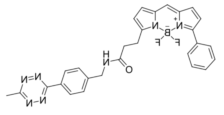 BDP R6G tetrazine, Borondipyrromethene dye，BODIPY类氟化硼二吡咯类荧光染料