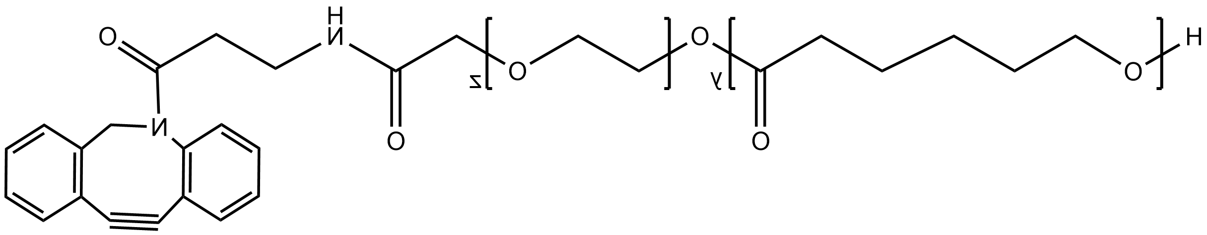 PCL-PEG-DBCO，聚己内酯-聚乙二醇-二苯基环辛炔生物正交点击偶联构建智能靶向载体平台