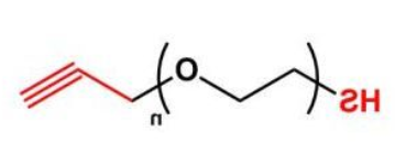 炔基-聚乙二醇-巯基   Alkyne-PEG-SH   Thiol-PEG-Alkyne   点击化学PEG巯基